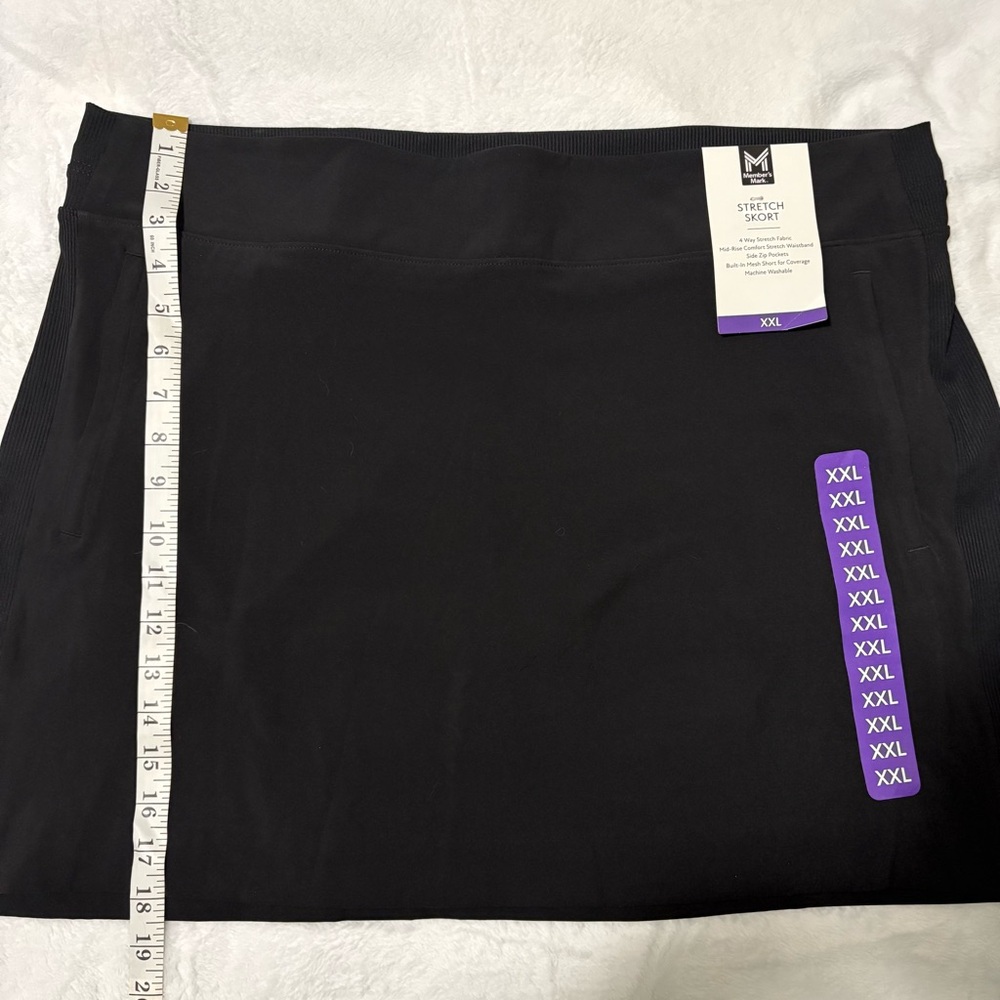 XXL Black Stretch Skort- Active wear or casual wear